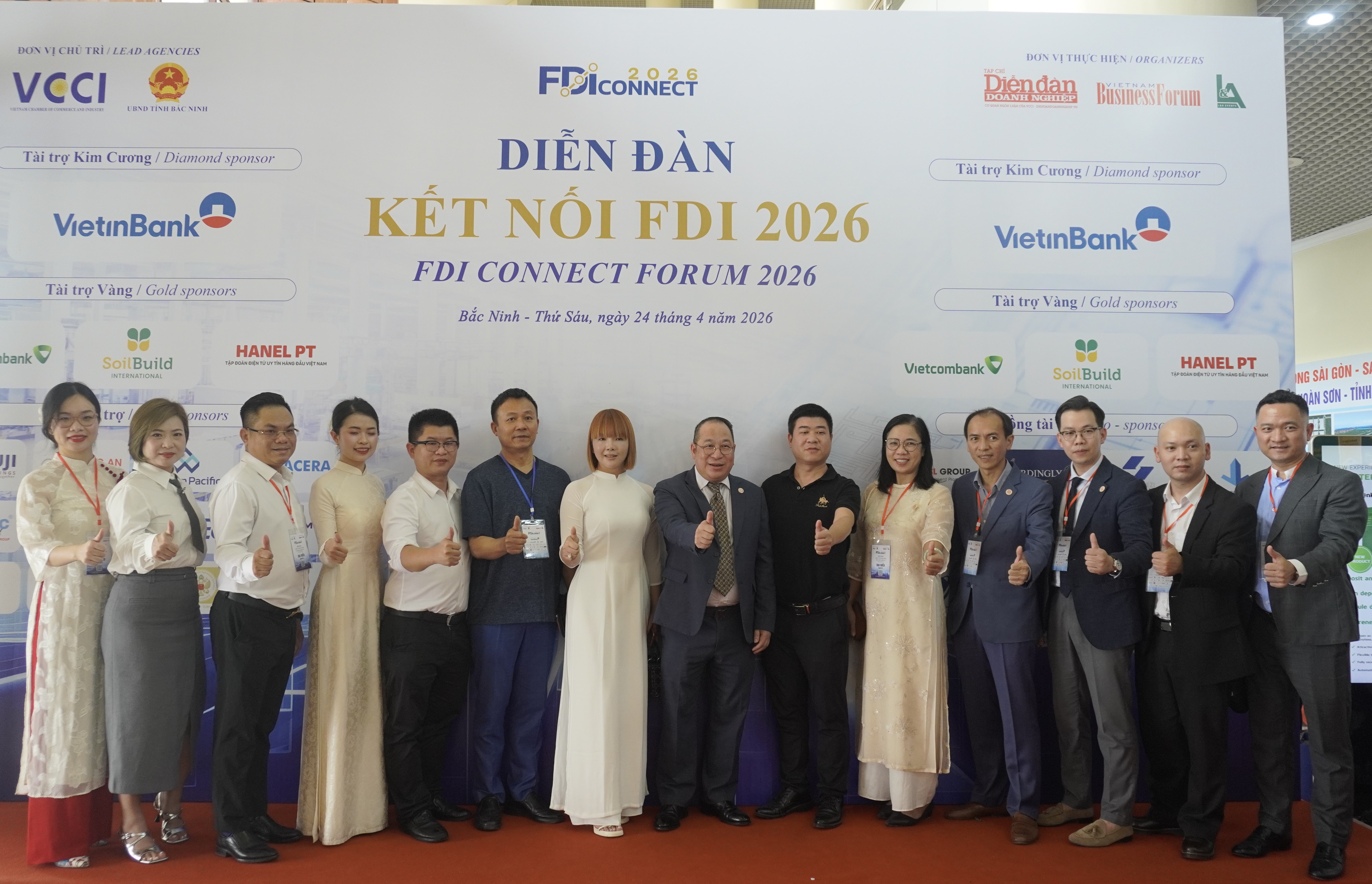 Đại diện Minh Long Group đồng hành cùng Hội đồng Doanh nghiệp Việt – Trung (VCBC) tham dự  Diễn đàn Kết nối FDI 2026 tại Bắc Ninh